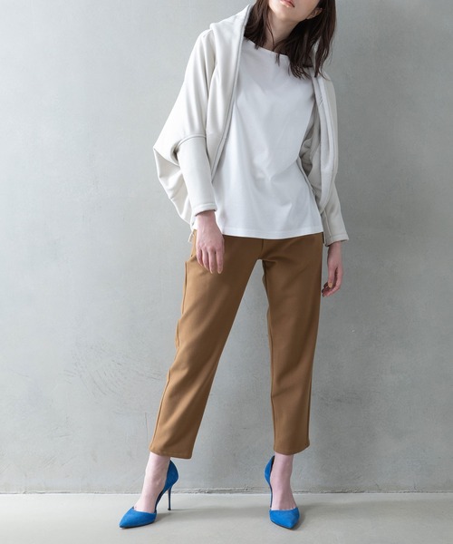 「MARECHAL TERRE」 イージーパンツ MEDIUM ライトベージュ レディース_画像6