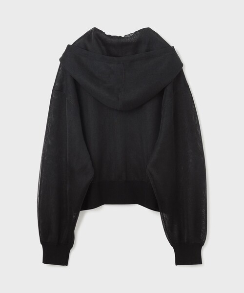 「GRACE CONTINENTAL」 ジップアップパーカー 36 ブラック レディース_画像8