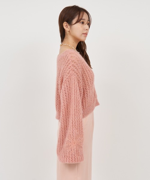 「ROYAL PARTY」 長袖ニット FREE ピンク レディース_画像6