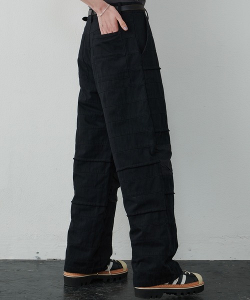 「AIVER」 パンツ SMALL ブラック メンズの画像
