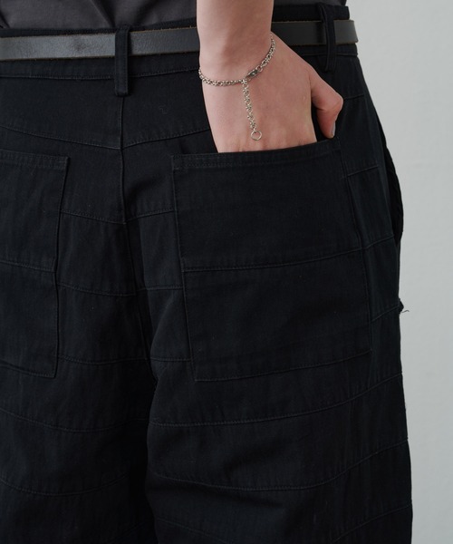「AIVER」 パンツ SMALL ブラック メンズの画像