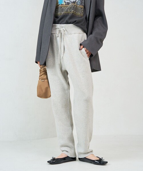 「FREAK'S STORE」 イージーパンツ SMALL 杢グレー レディース_画像5