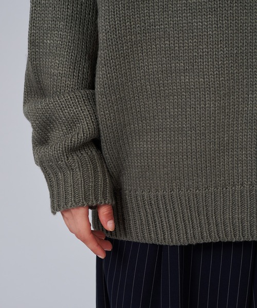 「ONCILY」 長袖ニット SMALL ネイビー メンズ_画像5