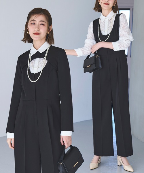 新品ルイルエブティックセットアップ RUIRUE BOUTIQUE（ルイルエブティック） セットアップ L ブラック