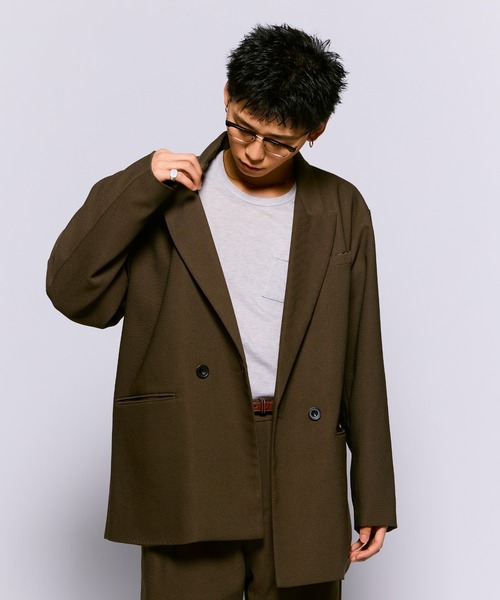 THE BOLDMAN セットアップ　ジャケット＋パンツ THE BOLDMAN テーラードジャケット LARGE カーキ メンズ : ZOZOTOWN