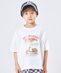 tシャツ 「綿100%」ユニセックス 配色ロゴ...の詳細画像1