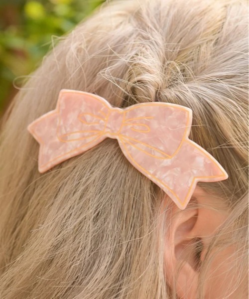 axes femme（アクシーズ ファム） ヘアクリップ リボンアクリル