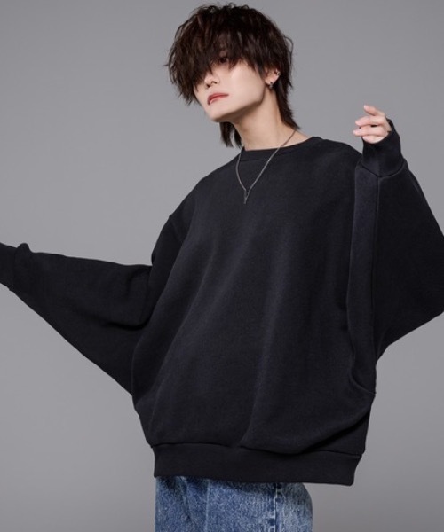 「ADRER」 スウェットカットソー MEDIUM ベージュ メンズ_画像8