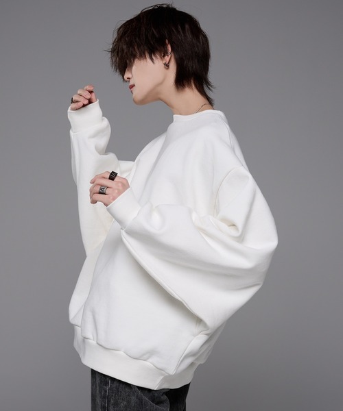 「ADRER」 スウェットカットソー MEDIUM ベージュ メンズ_画像9