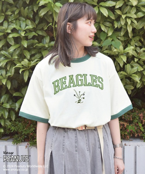 「DOUBLE NAME」 半袖Tシャツ FREE レッド レディース_画像2
