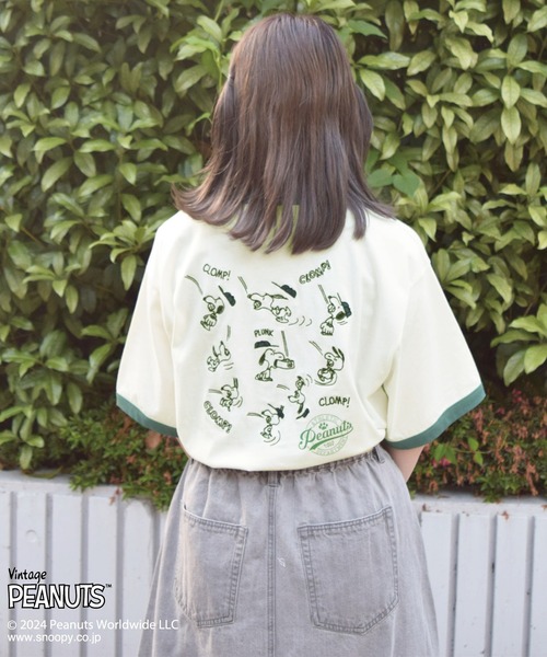 「DOUBLE NAME」 半袖Tシャツ FREE レッド レディース_画像5