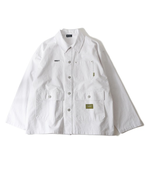 「Subciety」 ジャケット X-LARGE カーキ メンズ_画像4