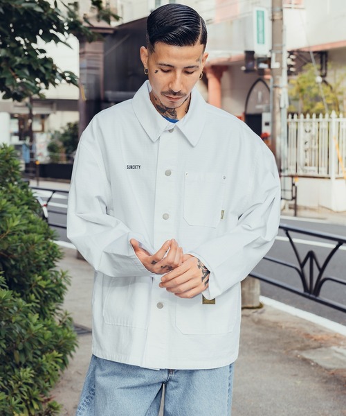 「Subciety」 ジャケット X-LARGE カーキ メンズ_画像9