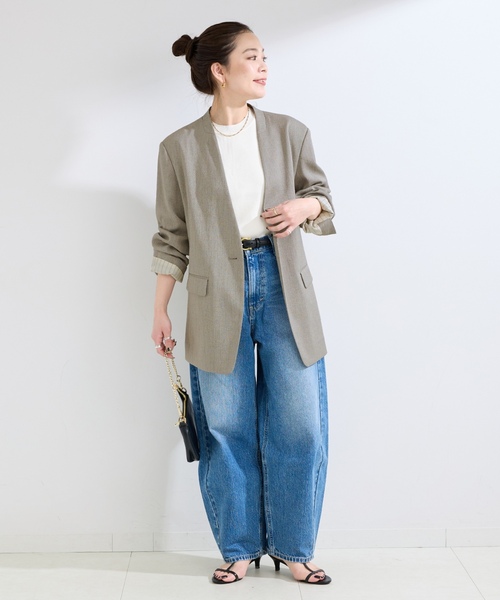 B.C STOCK（ベーセーストック） 「Simplicite」ノーカラージャケット 