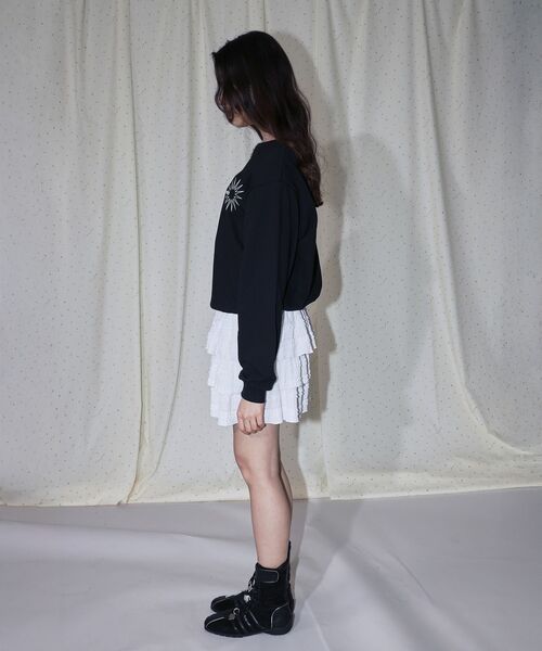 「SEQUENZ」 スウェットカットソー LARGE グレー メンズ_画像9