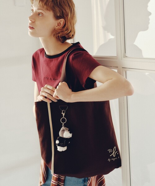 To b. by agnes トートバッグ b.× green label relaxing コットン 