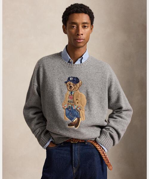 POLO RALPH LAUREN メンズニット、セーター（色：グレー系）｜トップス