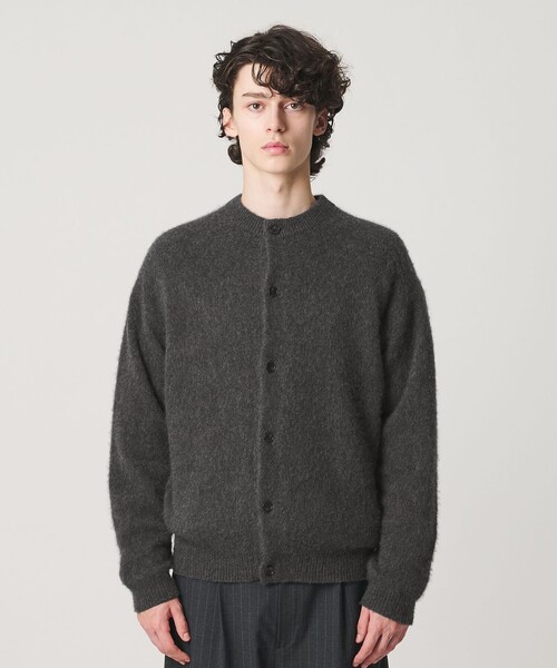 BEAUTY＆YOUTH UNITED ARROWS カーディガン ブラッシュド ヤク クルー