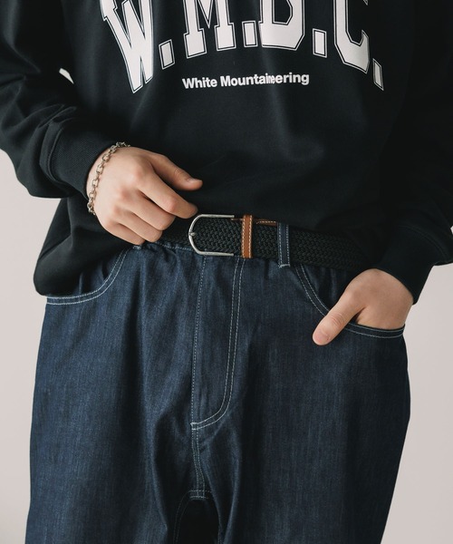 ROOP TOKYO ベルト ストレッチ デザインゴムメッシュベルト