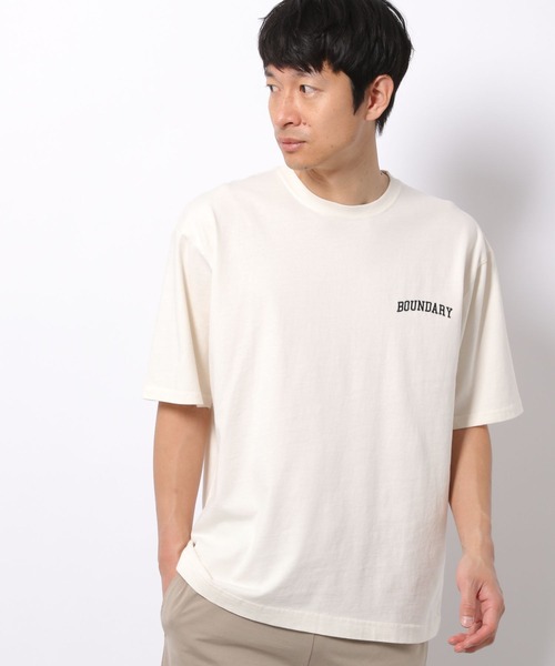 LAKOLE（ラコレ） tシャツ Tシャツ 【PARK】ピグメント刺繍Tシャツ