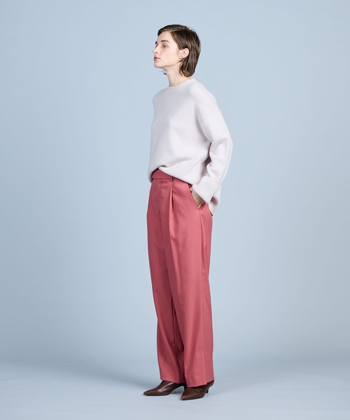 NAUS裾スリットパンツ N.O.R.C パンツ 裾スリットパンツ レディース : ZOZOTOWN Yahoo