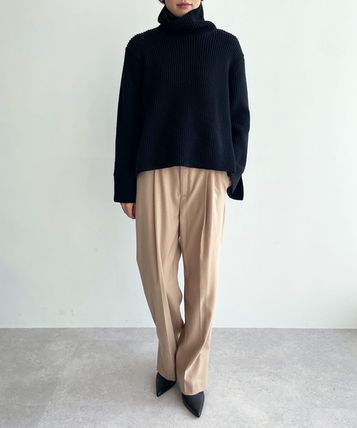 N.O.R.C パンツ 裾スリットパンツ レディース : ZOZOTOWN Yahoo