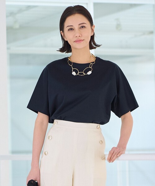 tシャツ 「XSサイズ〜/洗える」ハイカウント半袖 Tシャツ レディース