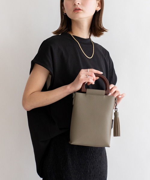 VitaFelice（ヴィータフェリーチェ） ショルダーバッグ バッグ ウッド