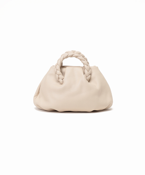 【未使用】HEREU Bombon 2way ショルダーバッグ ファー クリーム 未使用】HEREU Bombon 2way ショルダーバッグ ファー クリーム