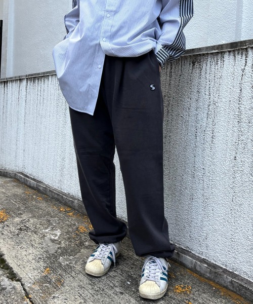 SUPERTHANKS スウェットパンツ ジャージ 「オーバーダイ加工