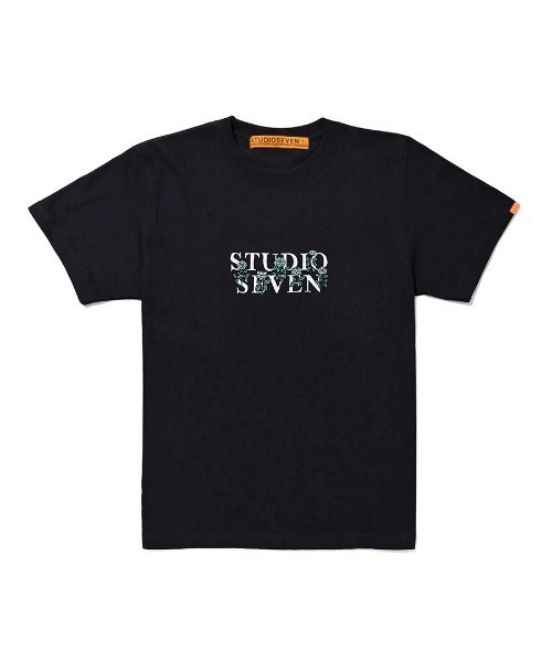 STUDIO SEVEN tシャツ Rose Logo Black SS Tee「STUDIOSEVEN/スタジオ