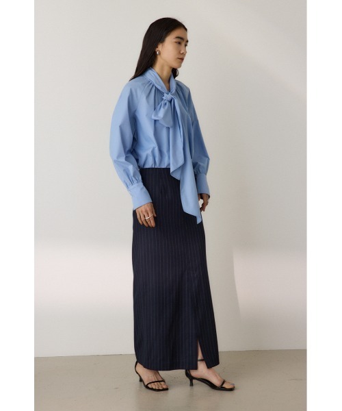 crie conforto スカート ピンストライプマキシスカート : ZOZOTOWN