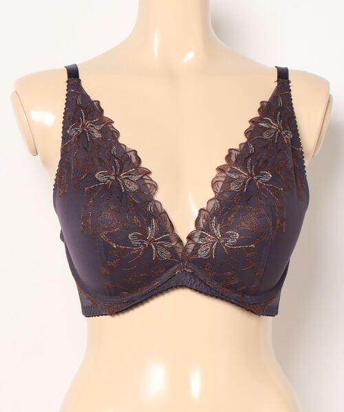 AMOSTYLE ブラジャー 夢みるブラ DeepV キス ザ ミラー「B，C，D