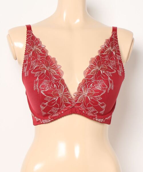AMOSTYLE ブラジャー 夢みるブラ DeepV キス ザ ミラー「B，C，D