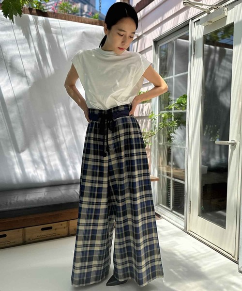 タータンチェックパンツ（色：ブルー系）のおすすめ人気商品一覧