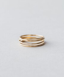 ete bijoux K18YG スキニー リング#3 K18YG スキニー リング | ete bijoux (Women)/エテ
