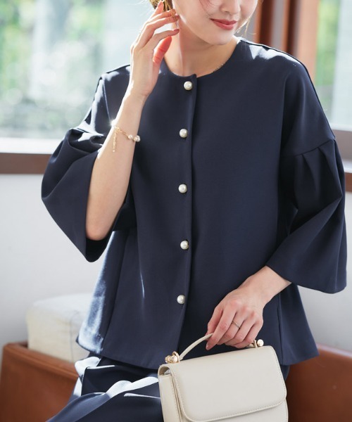 Pierrot（ピエロ） セットアップ パールボタンジャケットセットアップ