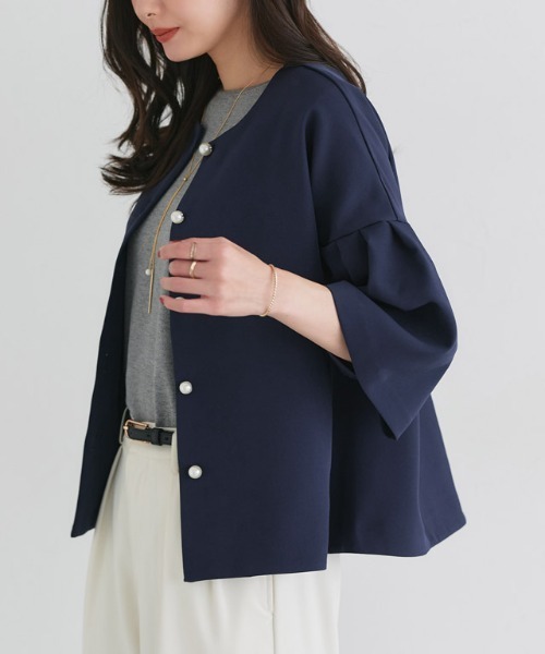 Pierrot（ピエロ） セットアップ パールボタンジャケットセットアップ