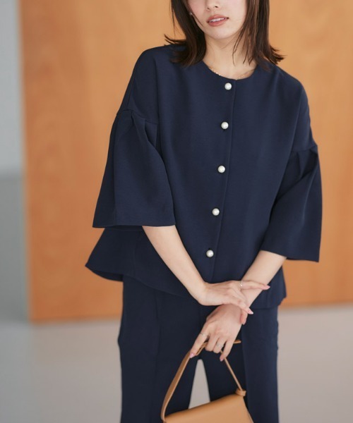 Pierrot（ピエロ） セットアップ パールボタンジャケットセットアップ