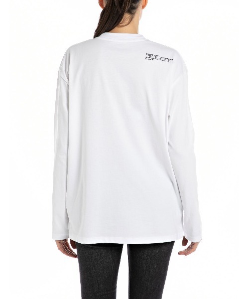 tシャツ ピースダイヘビージャージーロングT レディース