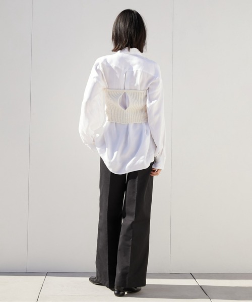 la peau de gem スラックス パンツ 「LA PEAU DE GEM