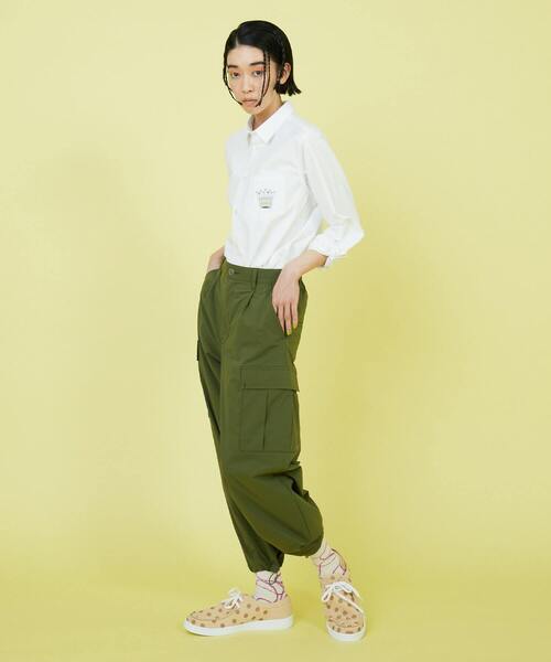 パンツ カーゴパンツ フラカーゴ パンツ レディース メンズ : 81709746 