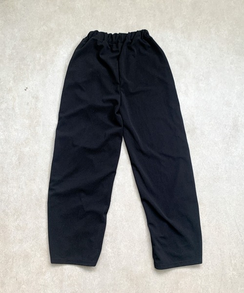 パンツ アシンメトリースリット リボンパンツ レディース