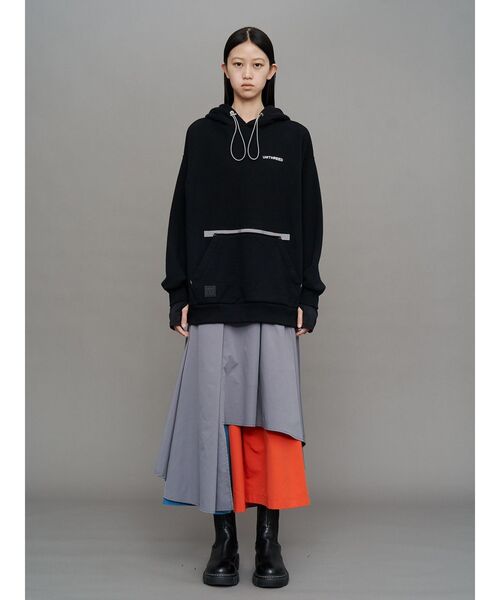 UN3D.（アンスリード） パンツ ASYMME LAYERED PT / アシメレイヤード