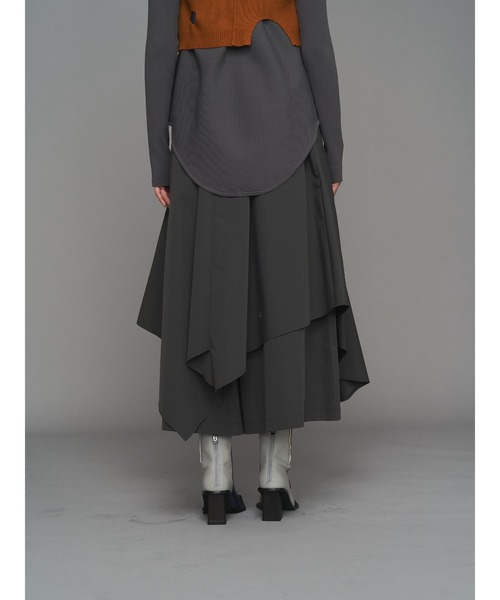 UN3D.♡ASYMME LAYERED PT 38 UN3D. パンツ ASYMME LAYERED PT / アシメレイヤードパンツ