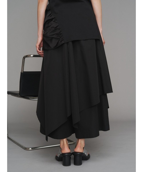 UN3D.（アンスリード） パンツ ASYMME LAYERED PT / アシメレイヤード