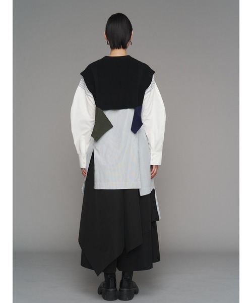 UN3D.（アンスリード） パンツ ASYMME LAYERED PT / アシメレイヤード