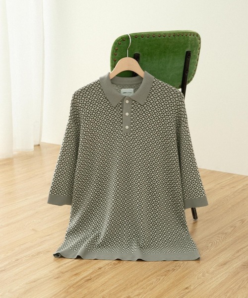 EMMA CLOTHES 「EMMA CLOTHES」 半袖ニット M ベージュ メンズ