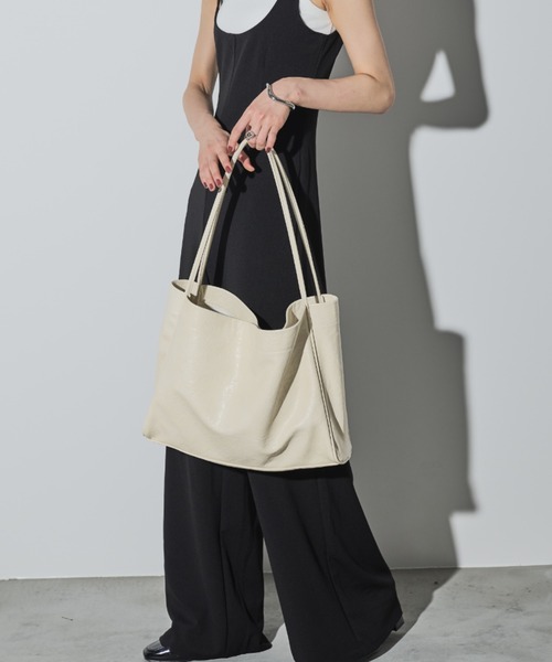 Naege トートバッグ スクエアポーチ付きトートBAG レディース