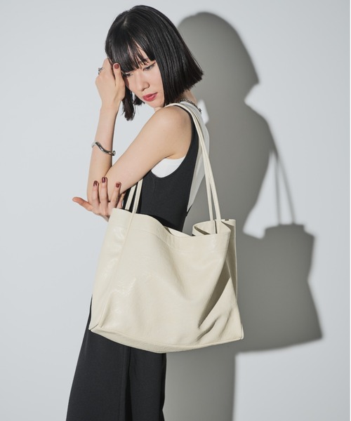 Naege トートバッグ スクエアポーチ付きトートBAG レディース
